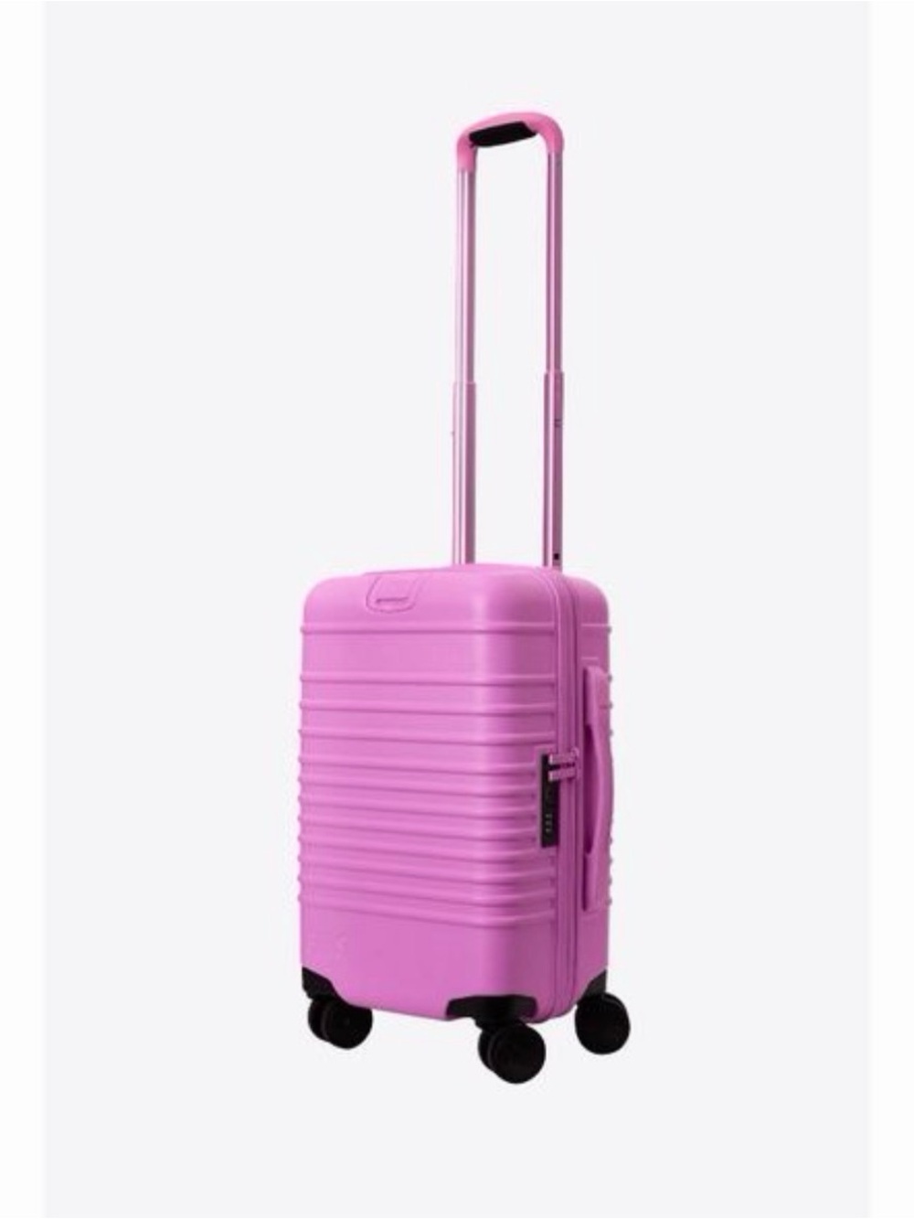 BEIS Pink Hardside Carry-On Spinner Luggage